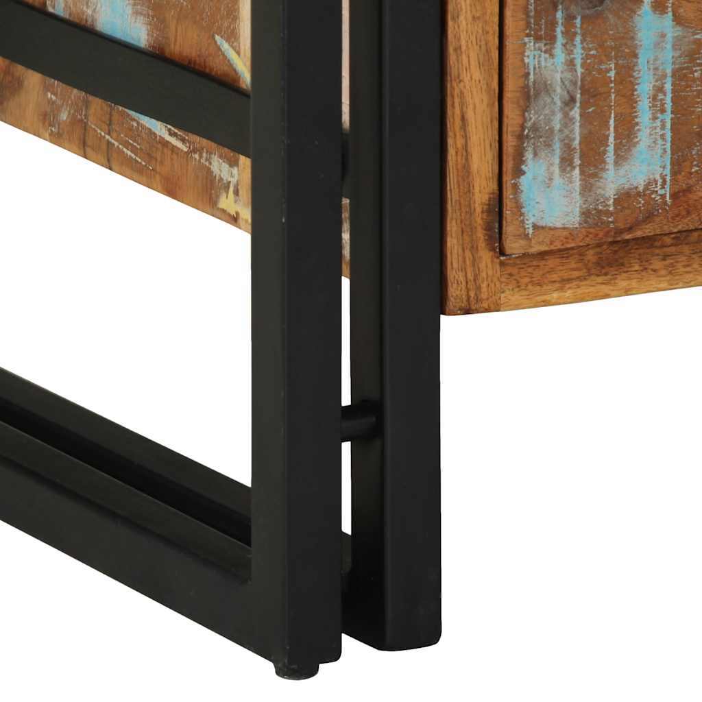 vidaXL Nachttisch 40x40x59 cm Altholz Massivholz