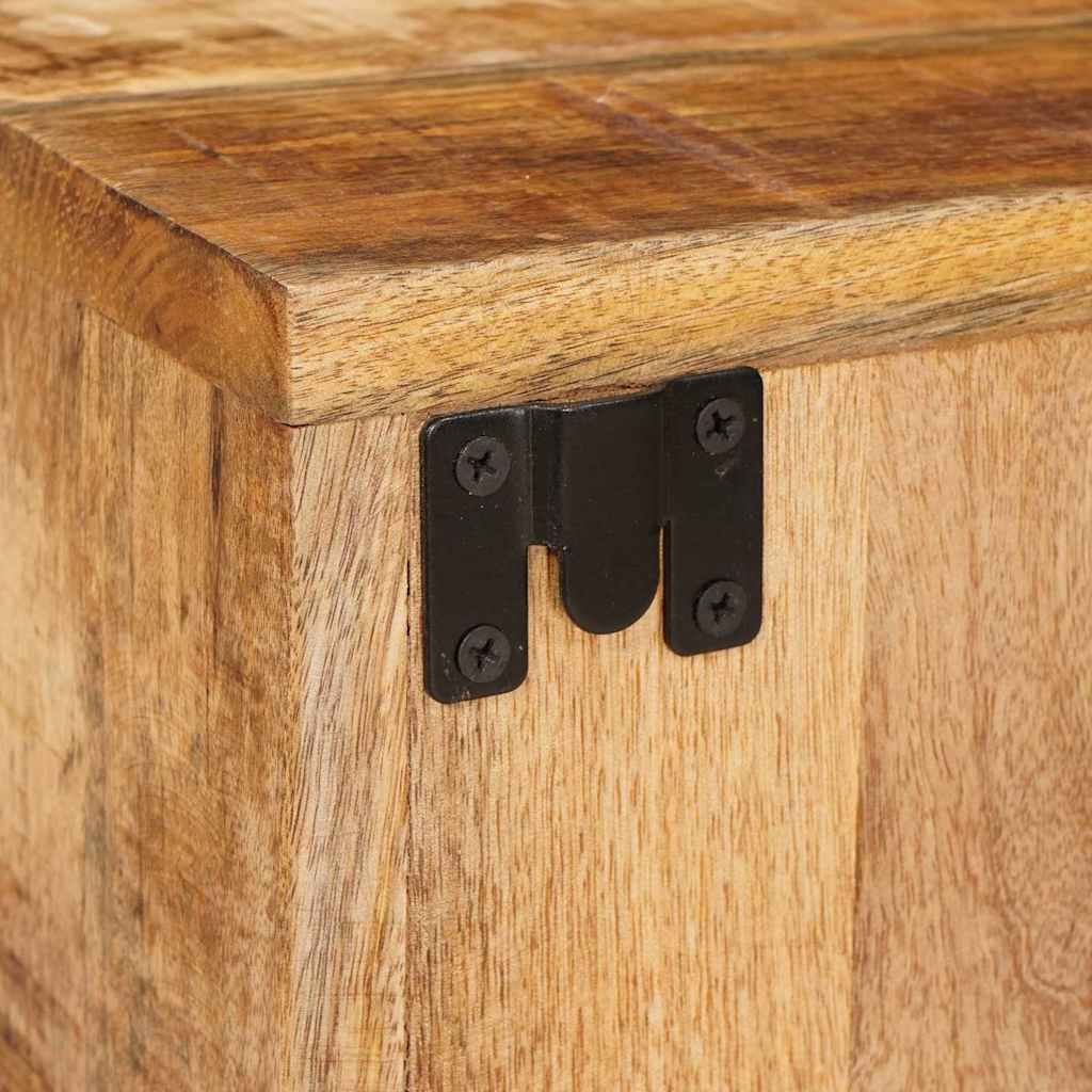 vidaXL Nachttisch Braun 35 x 33 x 48 cm Massivholz Mango