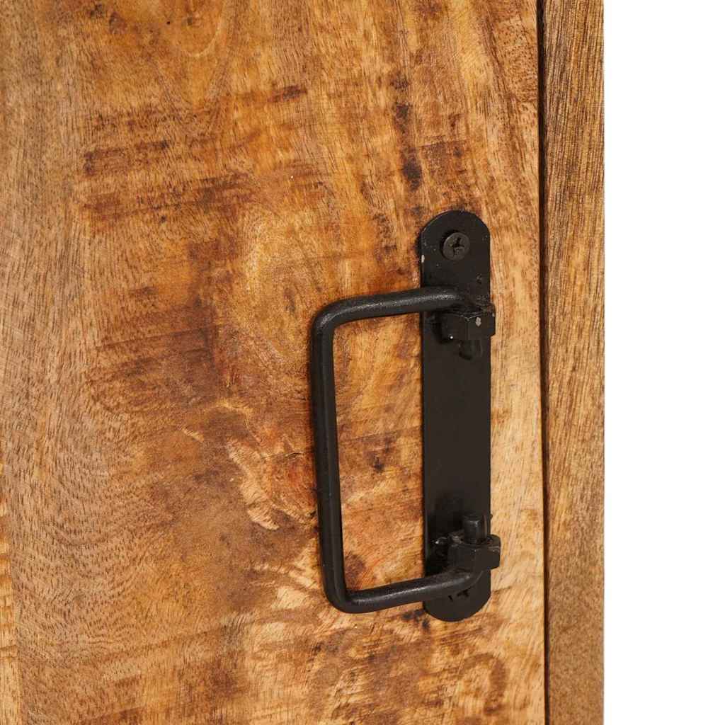 vidaXL Nachttisch Braun 35 x 33 x 48 cm Massivholz Mango