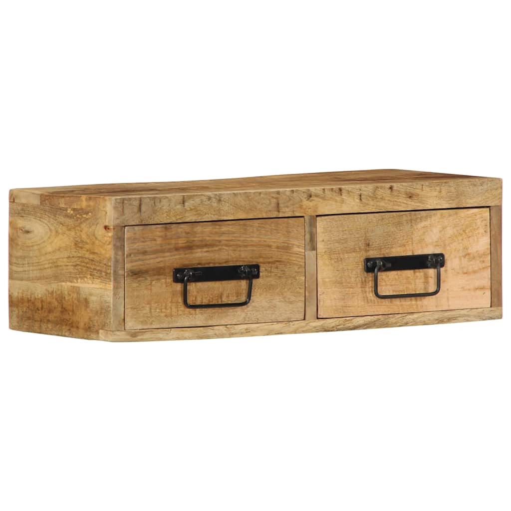 vidaXL TV-Wandschrank 60x30x19 cm Raues Mangoholz