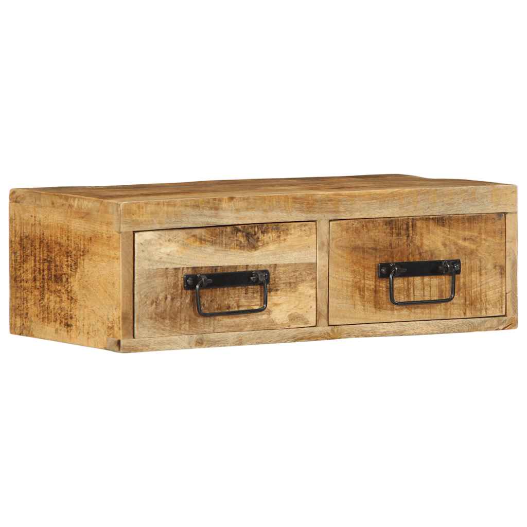 vidaXL TV-Wandschrank 60x30x19 cm Raues Mangoholz