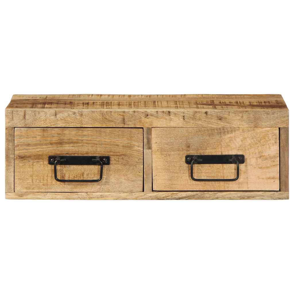 vidaXL TV-Wandschrank 60x30x19 cm Raues Mangoholz