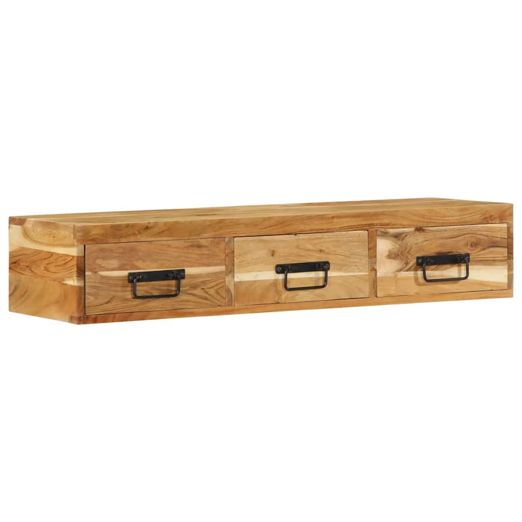 vidaXL TV-Wandschrank 60x30x19 cm Raues Mangoholz