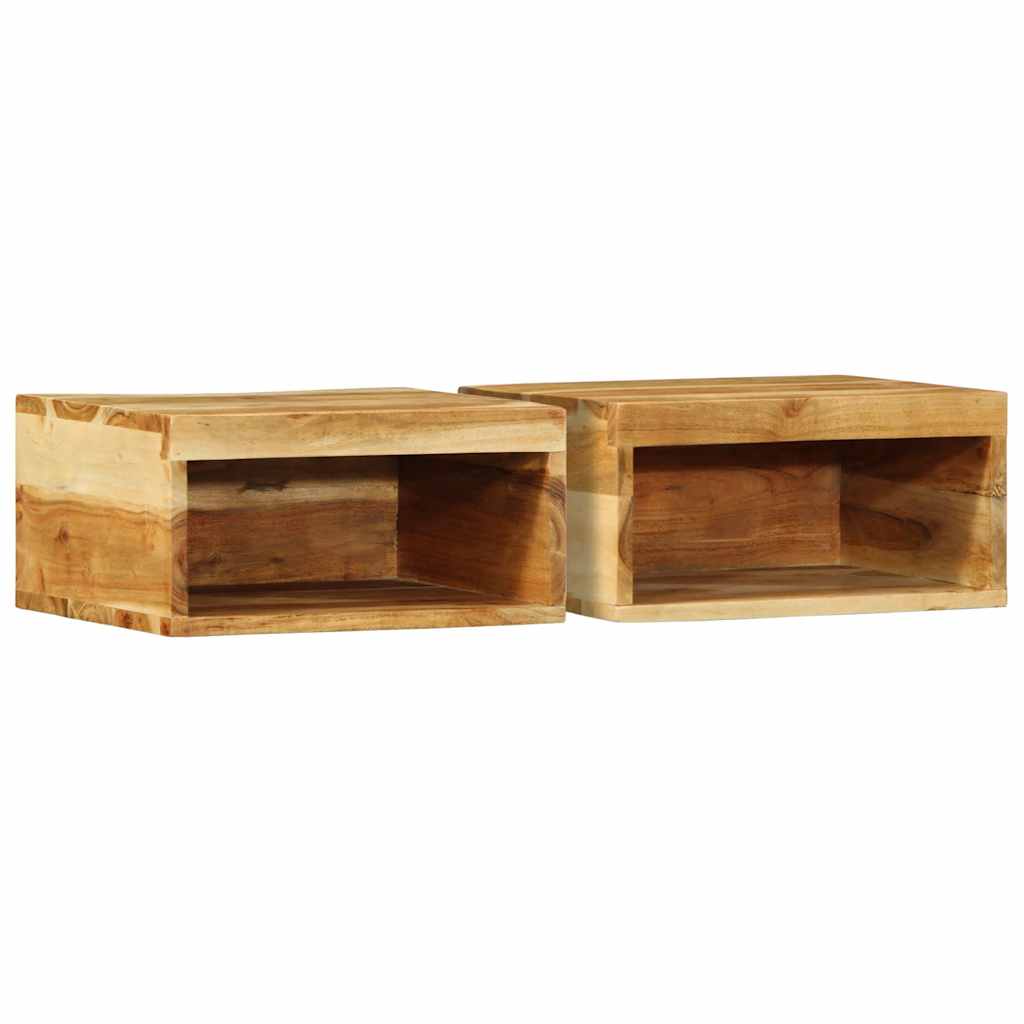 vidaXL TV-Wandschrank 40x30x19 cm Raues Mangoholz