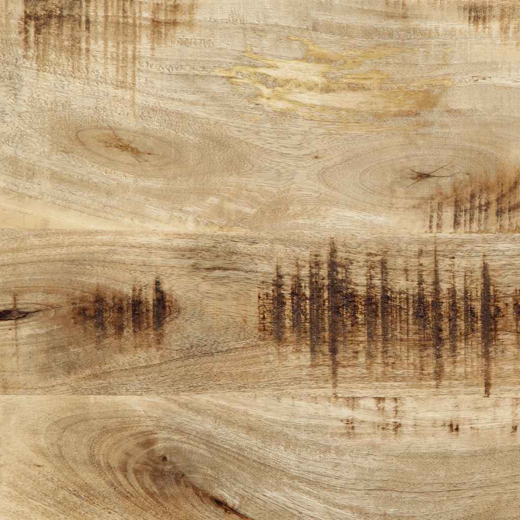 vidaXL Kopfteil 100 cm Massivholz Mango und Eisen