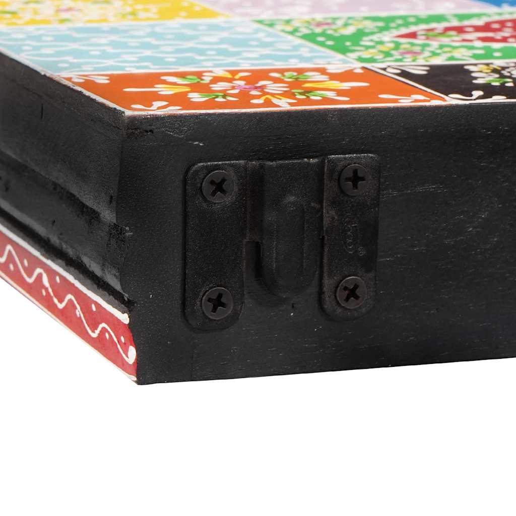 vidaXL Wandregale Mehrfarbig 40 x 20 x 6 cm Massivholz Mango