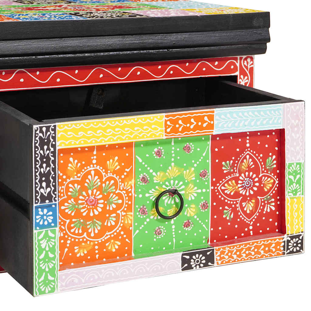 vidaXL Nachttisch mit Schubladen Mehrfarbig 40 x 30 x 28 cm