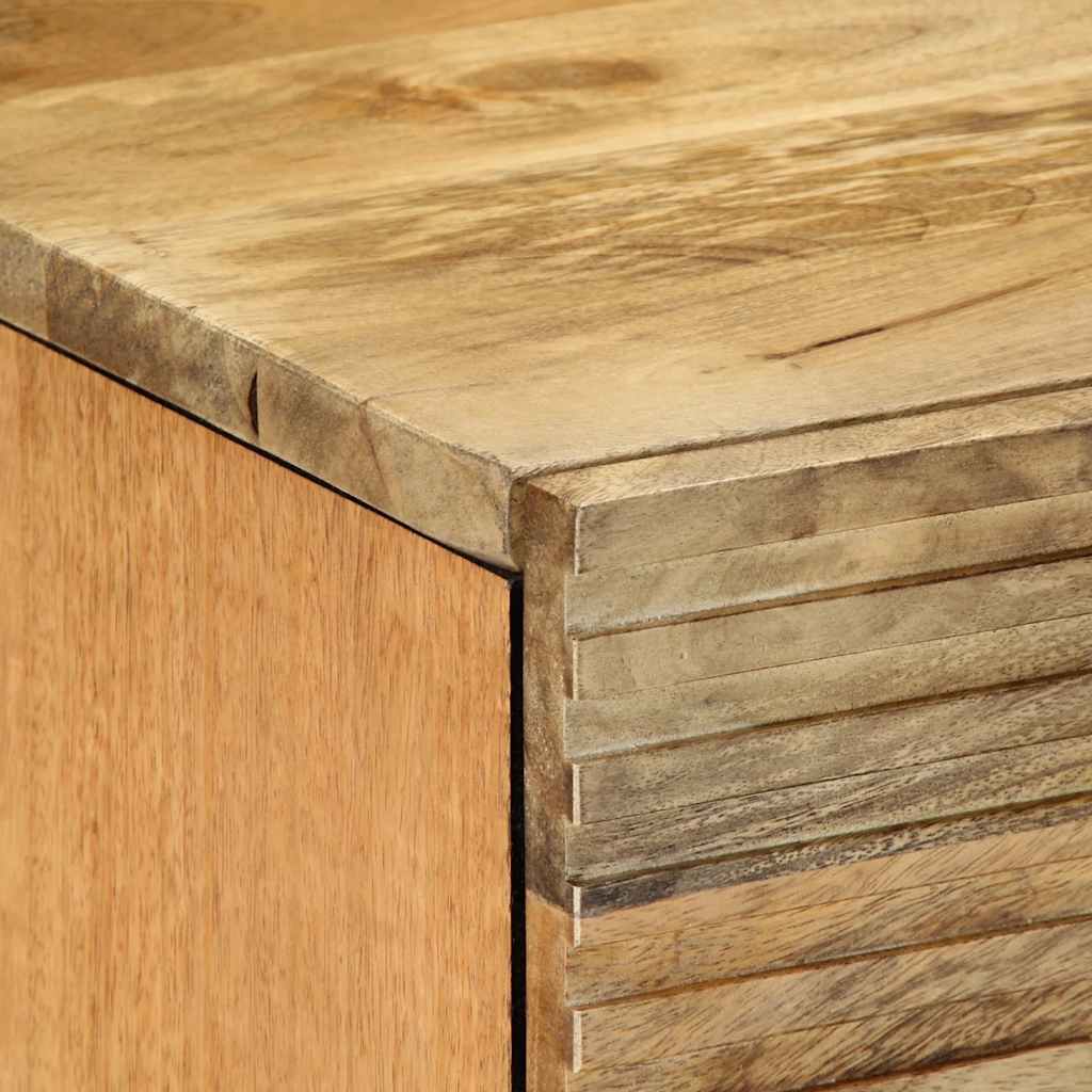 vidaXL Nachttisch Braun 40x33x46 cm Massivholz Mango