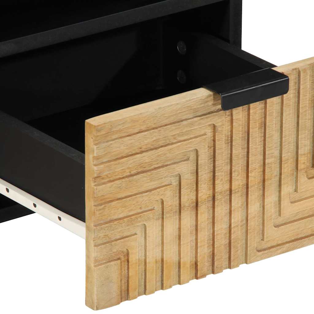 vidaXL TV-Schrank Braun 70x33x46 cm Massivholz Mango