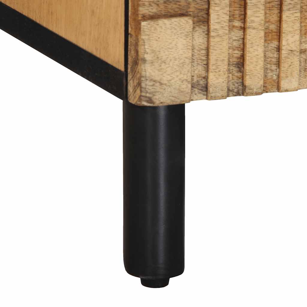 vidaXL TV-Schrank Braun 70x33x46 cm Massivholz Mango