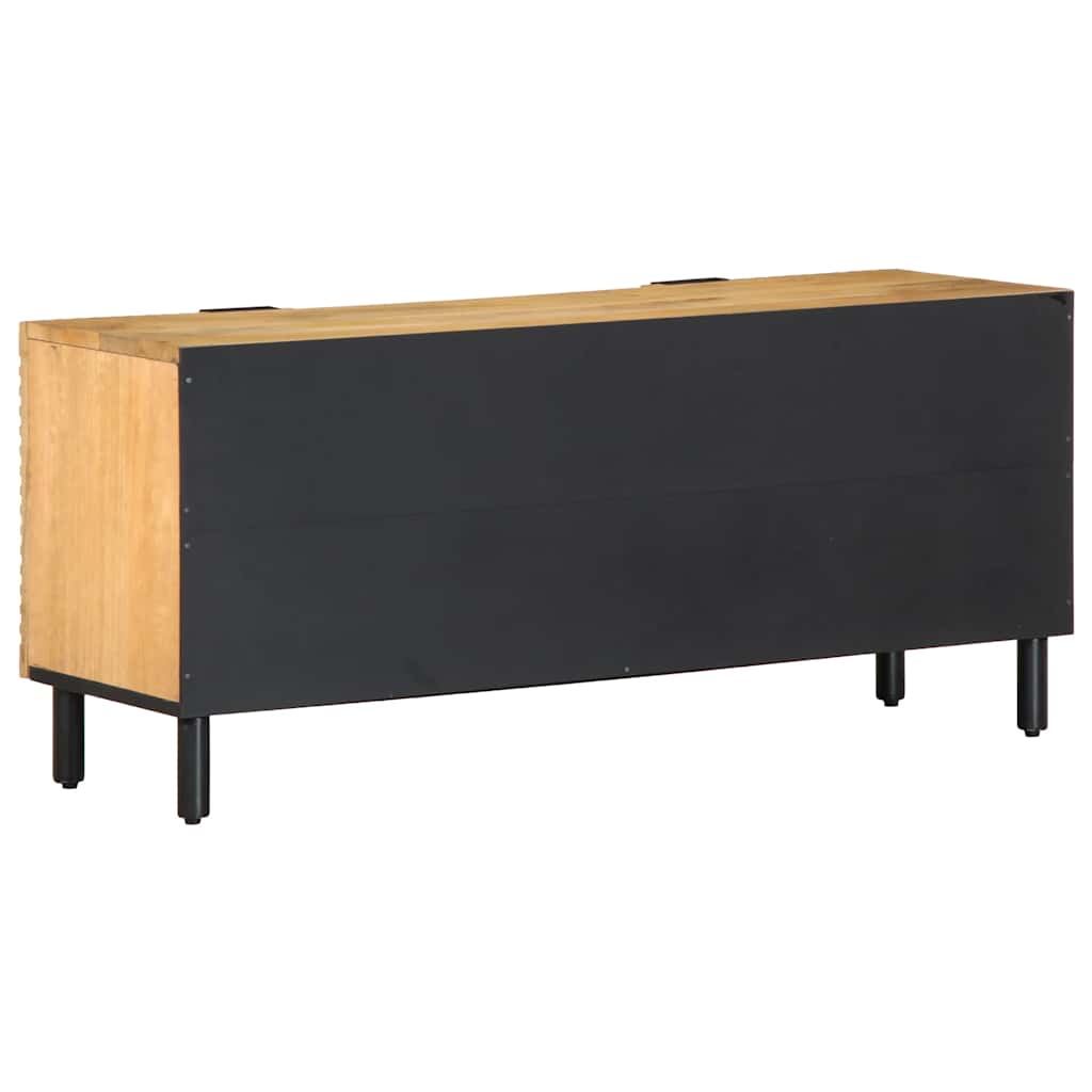 vidaXL TV-Schrank Braun 105x33x46 cm Massivholz Mango
