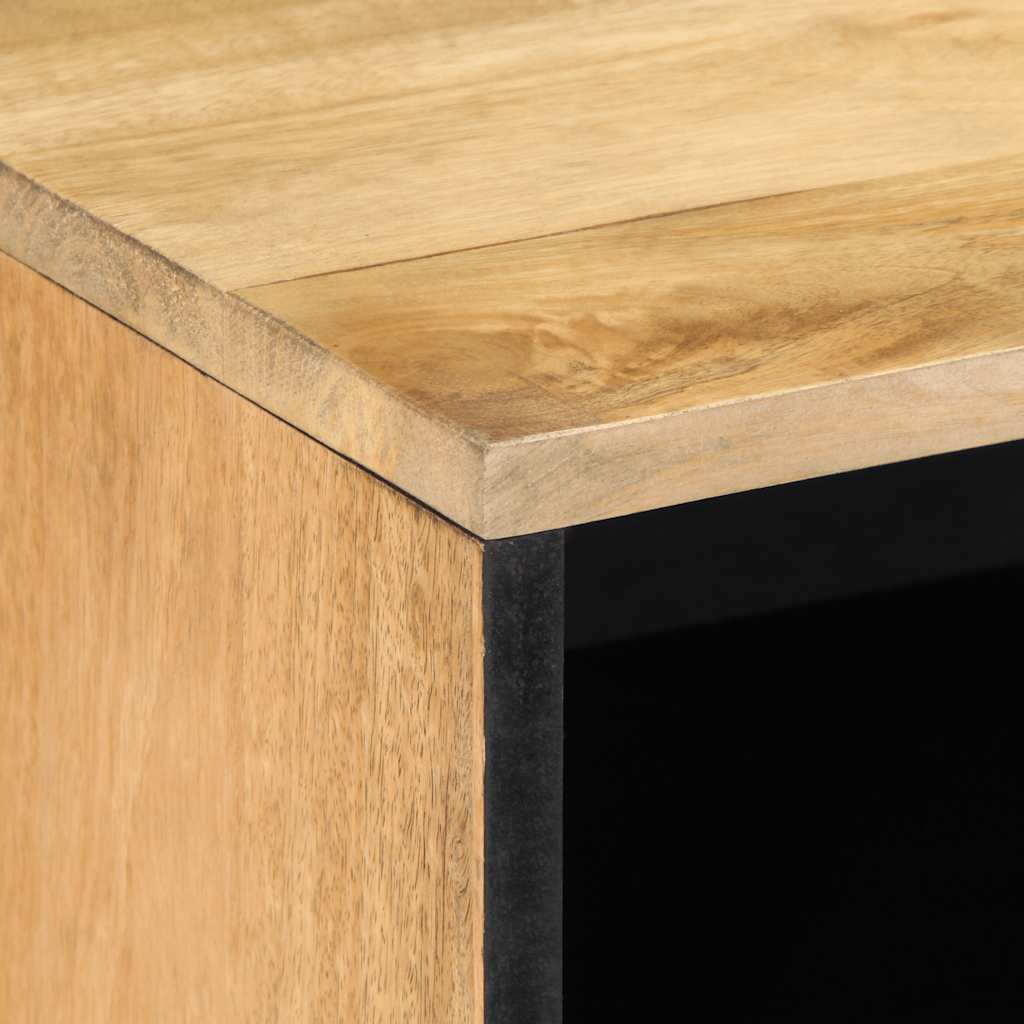 vidaXL TV-Schrank Braun 80x31,5x46 cm Massivholz Mango