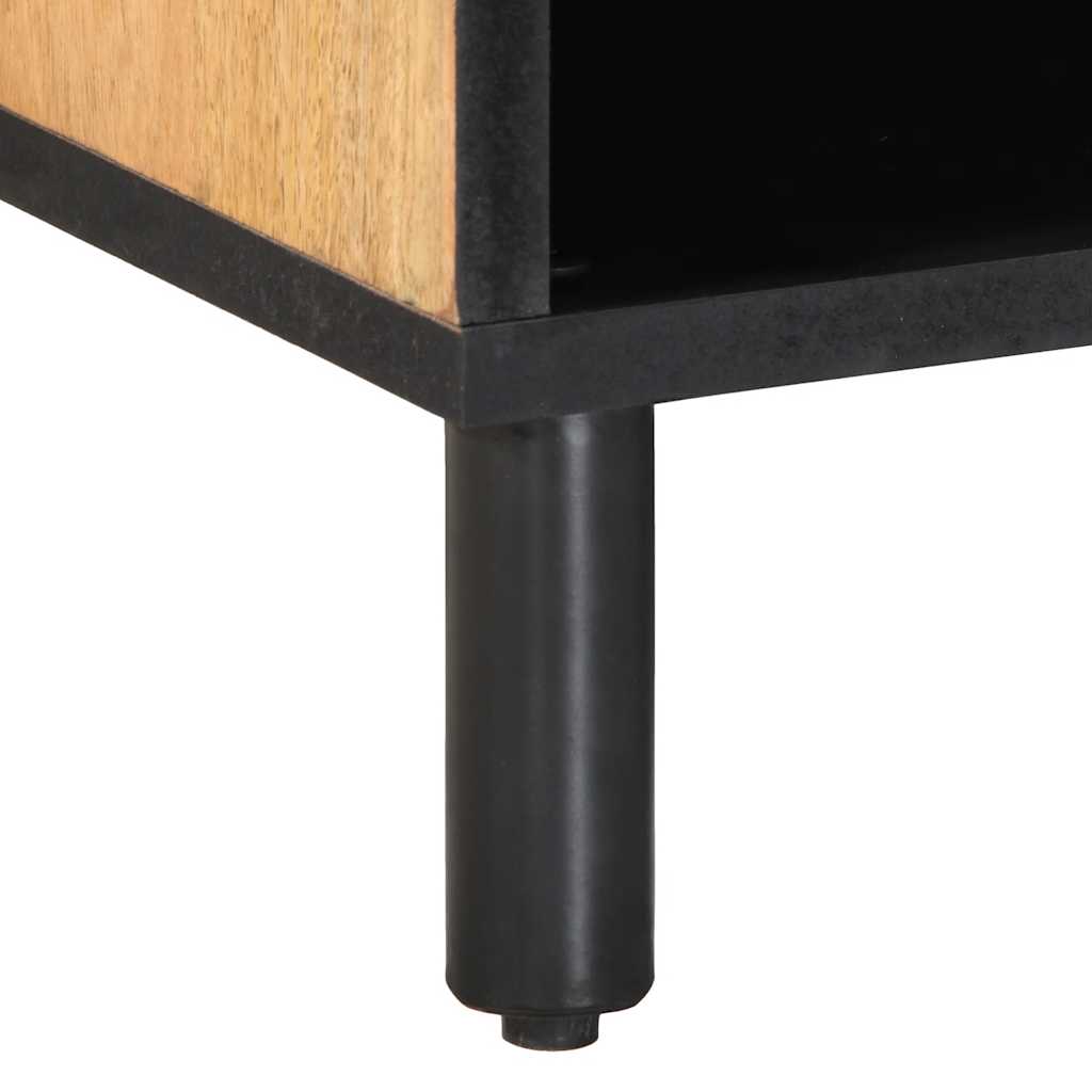 vidaXL TV-Schrank Braun 80x31,5x46 cm Massivholz Mango