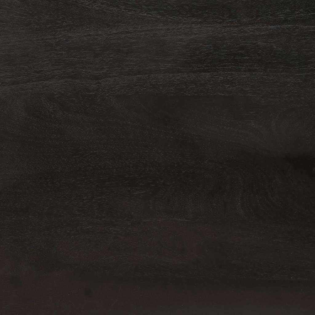 vidaXL Nachttisch Schwarz und Gold 40 x 33 x 46 cm Massivholz Akazie