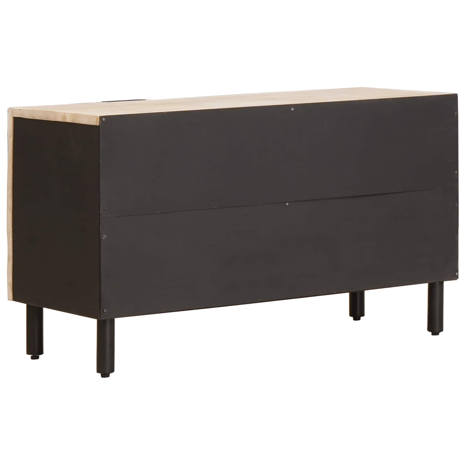 vidaXL TV-Schränk mit Tür Weiße gewaschene Oberfläche 80 x 33 x 46 cm