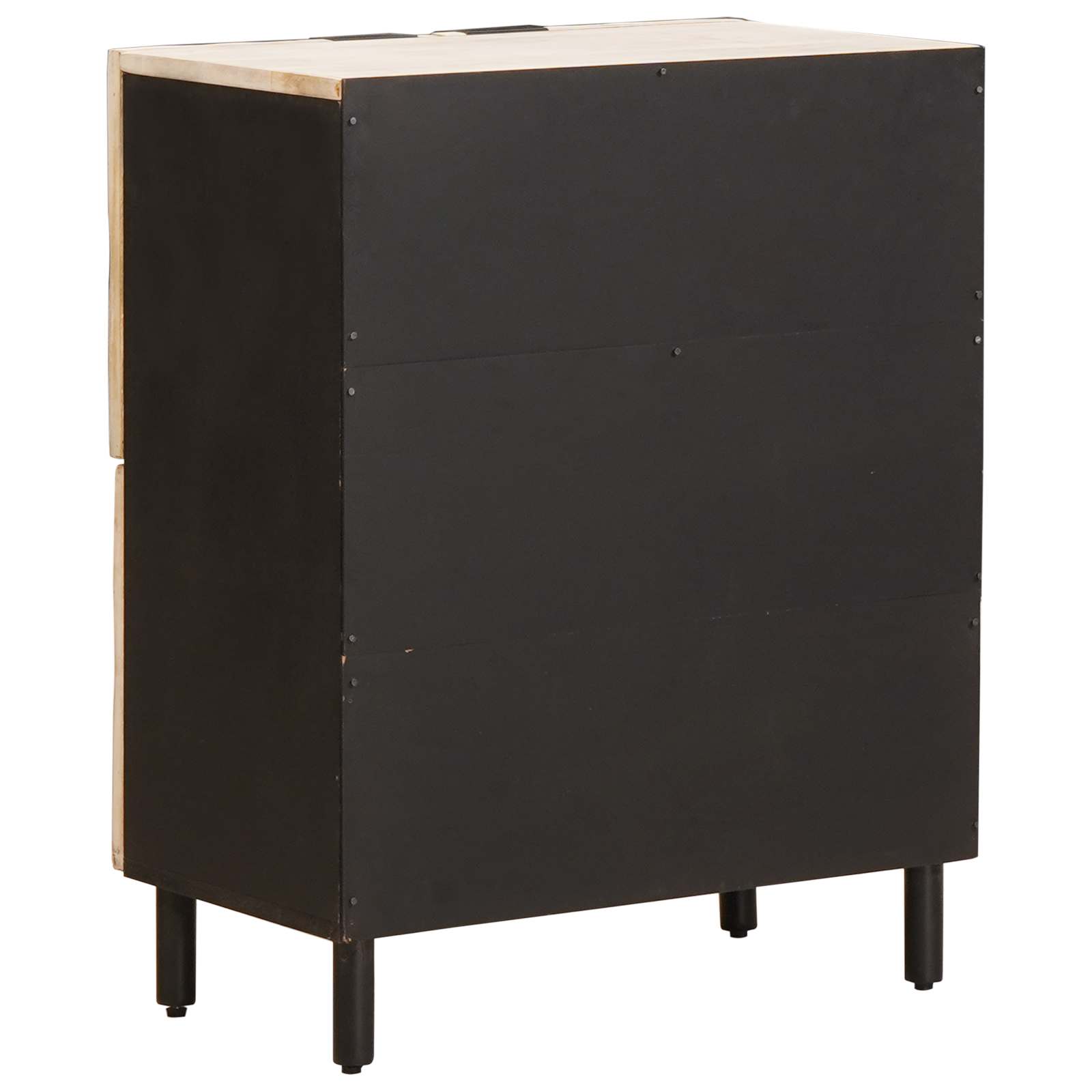 vidaXL Sideboard mit Tür Weiße gewaschene Oberfläche 60 x 33 x 75 cm