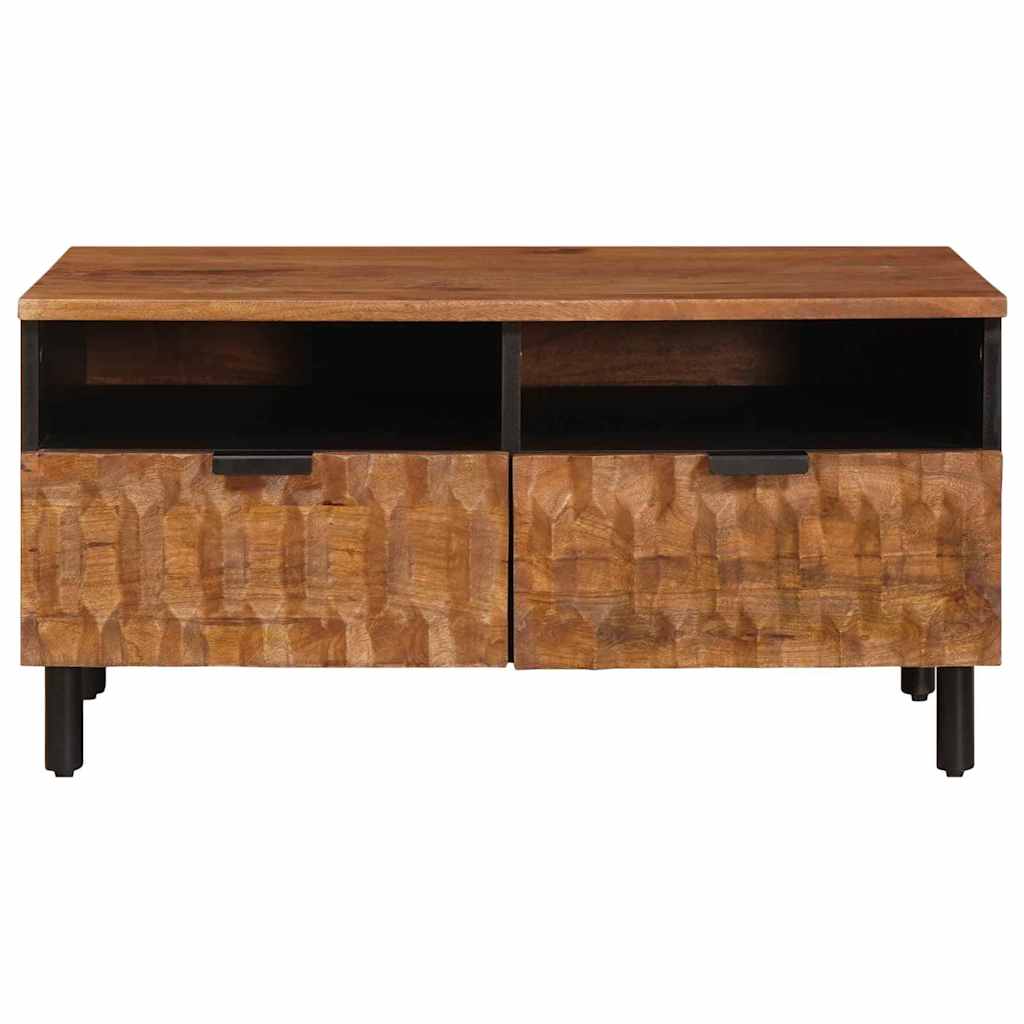 vidaXL Couchtisch Braun 80 x 54 x 40 cm Massivholz Mango