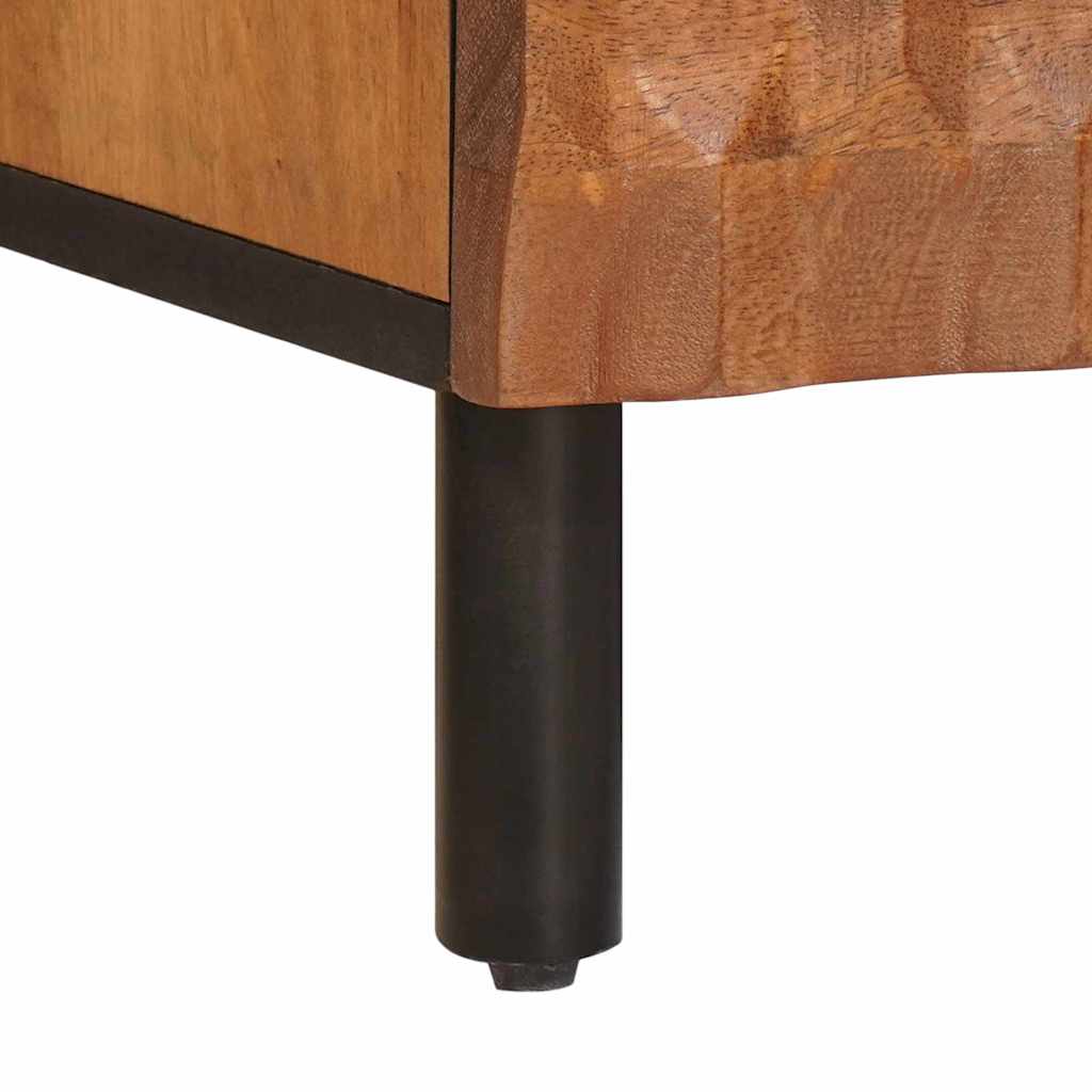 vidaXL TV-Schränk Akazienbraune Oberfläche 100 x 33,5 x 46 cm