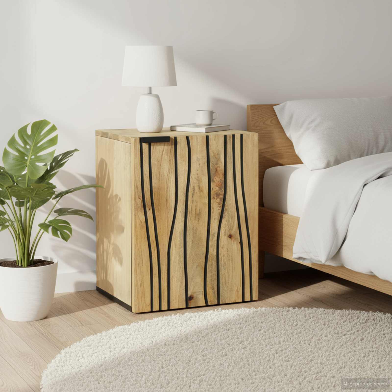 vidaXL Waschbeckenschrank Braun 38 x 33,5 x 48 cm Holzwerkstoff