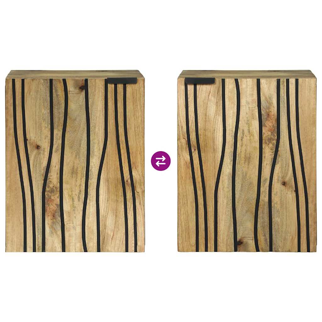 vidaXL Waschbeckenschrank Braun 38 x 33,5 x 48 cm Holzwerkstoff