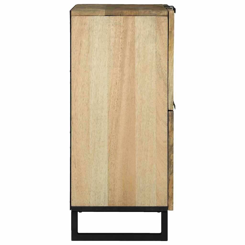 vidaXL Sideboard Braun 60 x 33 x 75 cm massives Mangoholz