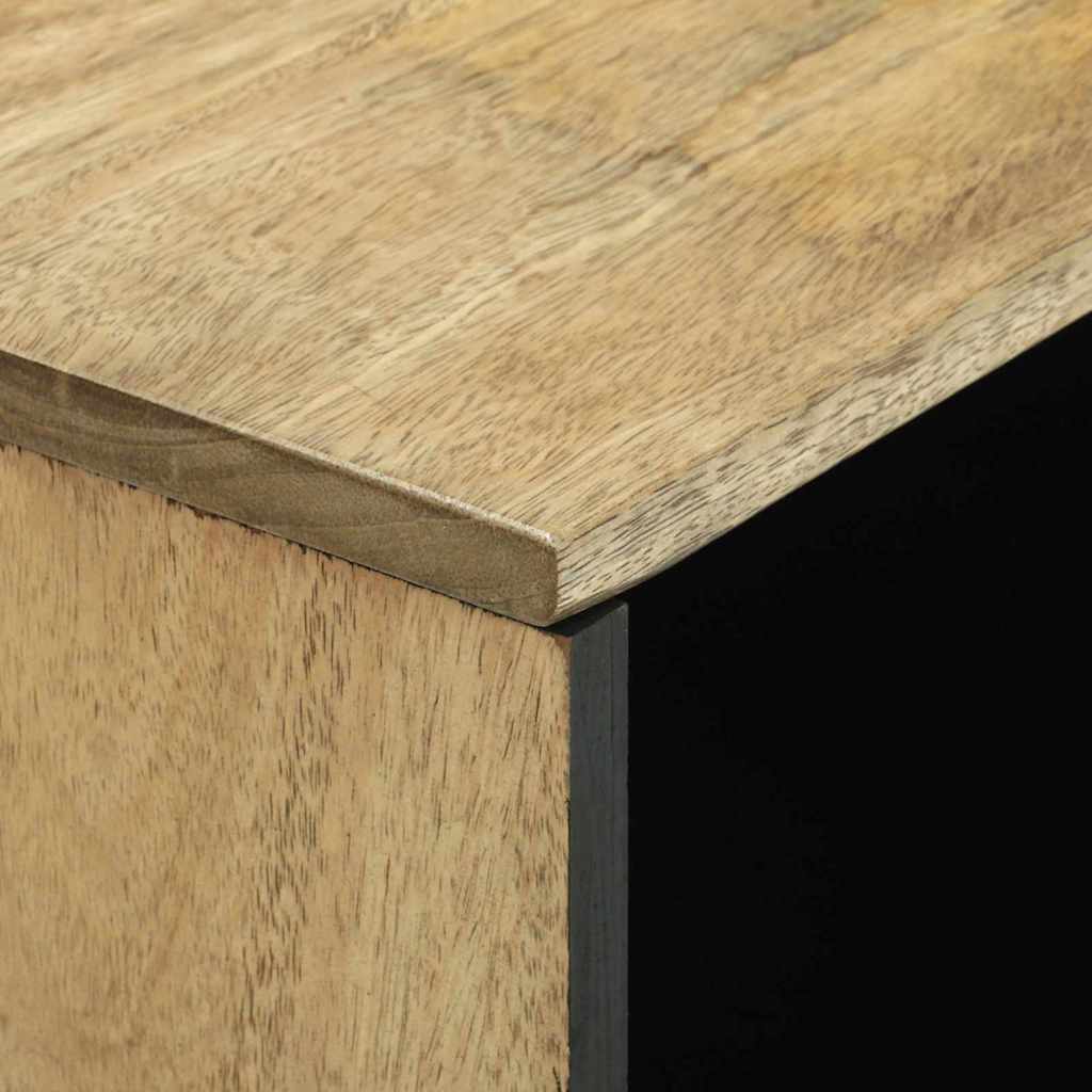 vidaXL Sideboard Braun 80 x 33 x 75 cm massives Mangoholz