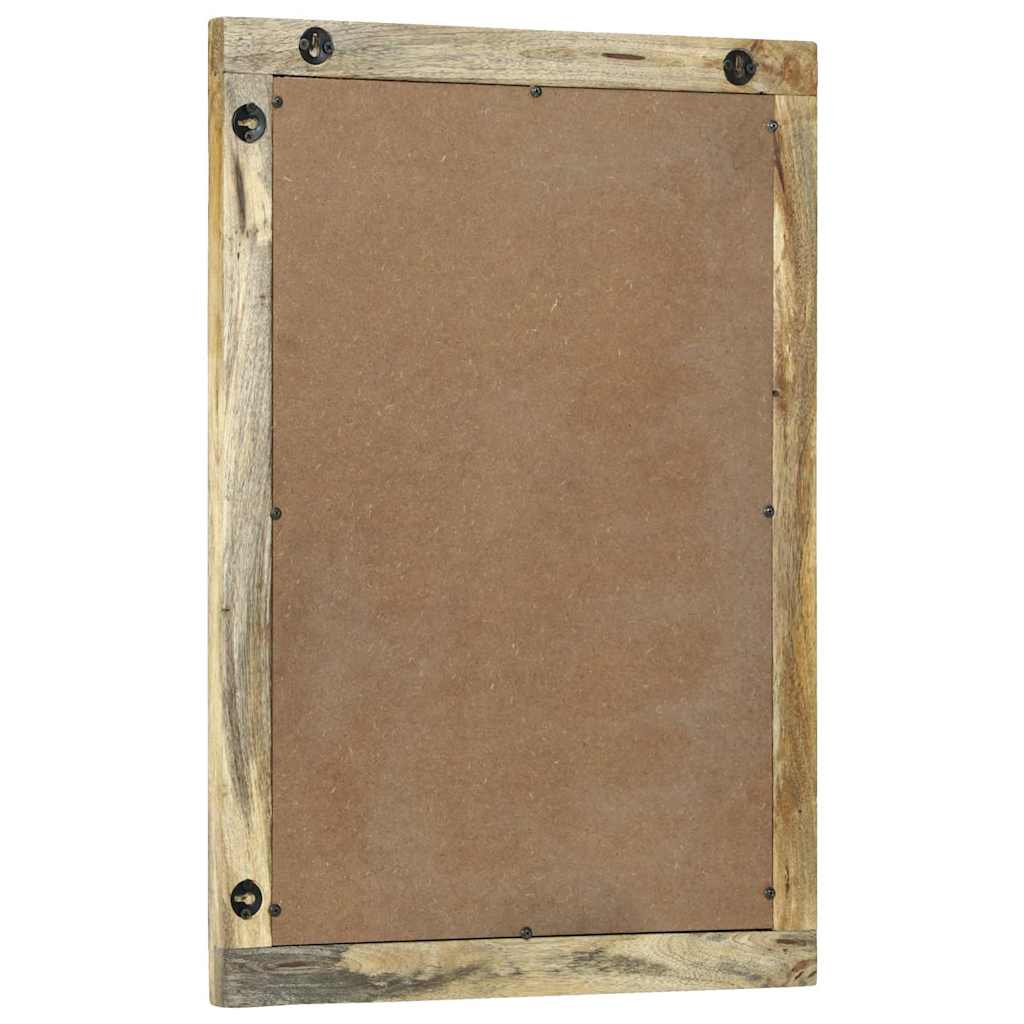 vidaXL Badezimmer Spiegel mit Spiegel Braun 70 x 50 x 2,5 cm