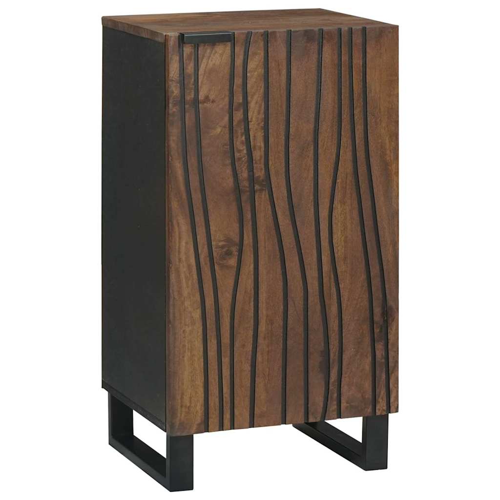 vidaXL Sideboard Braun 40 x 33 x 75 cm massives Mangoholz