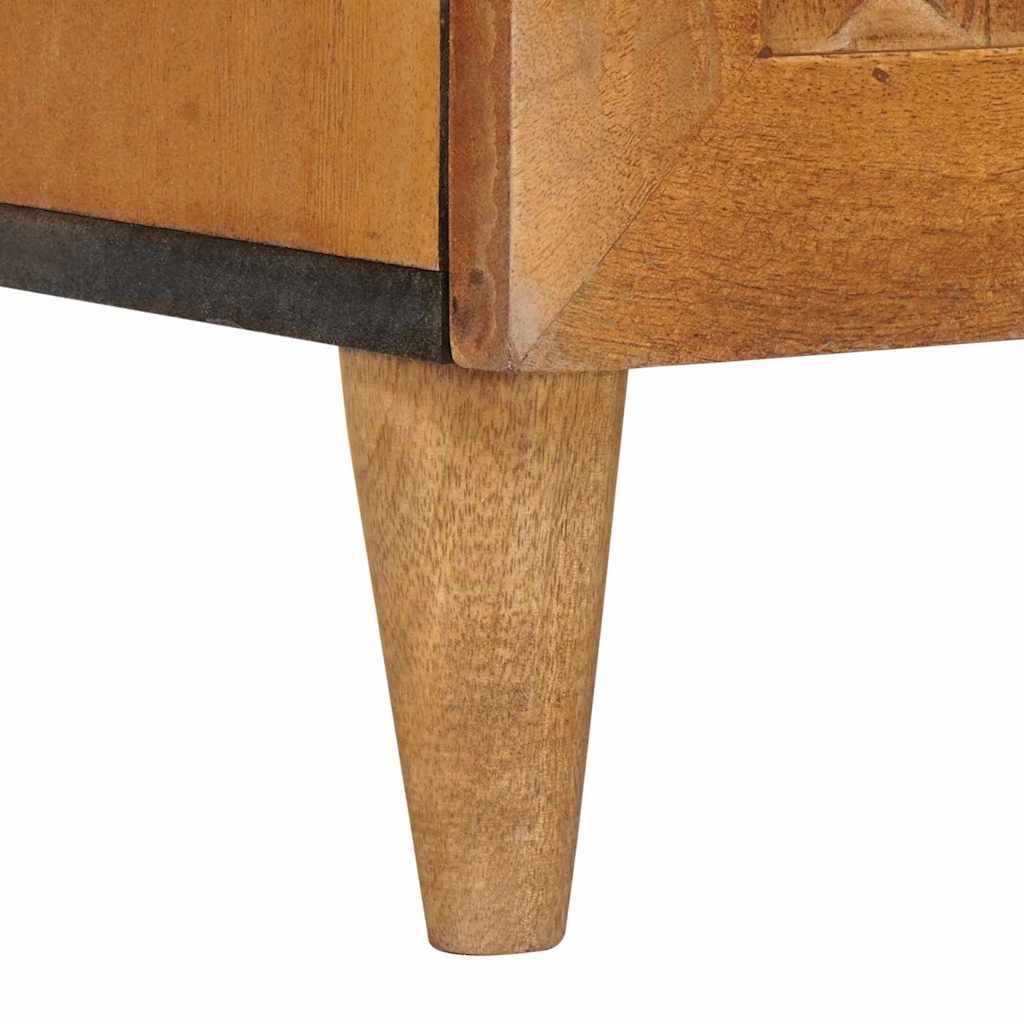 vidaXL Badezimmerschrank Wandmontiert Hellbraun 62 x 33 x 58 cm