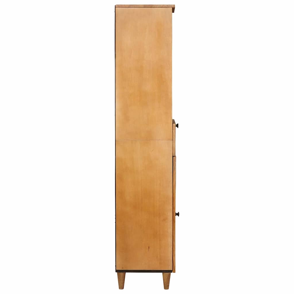 vidaXL Badezimmerschrank Hellbraun 38 x 33 x 160 cm Holzwerkstoff