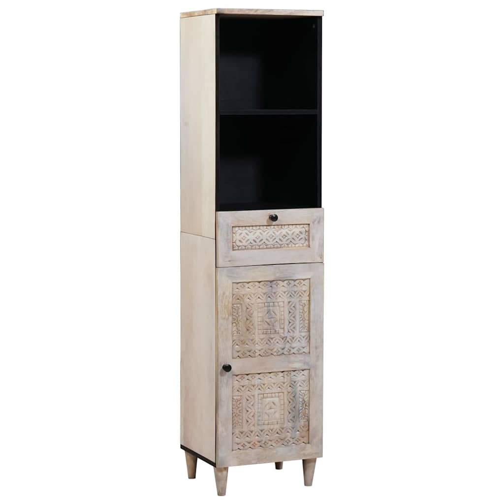 vidaXL Badezimmerschrank Hellbraun 38 x 33 x 160 cm Holzwerkstoff