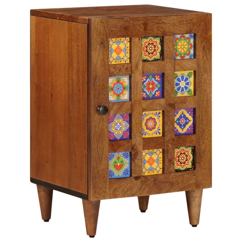 vidaXL Badezimmerschrank mit Speicher Walnuss 38 x 33,5 x 58 cm