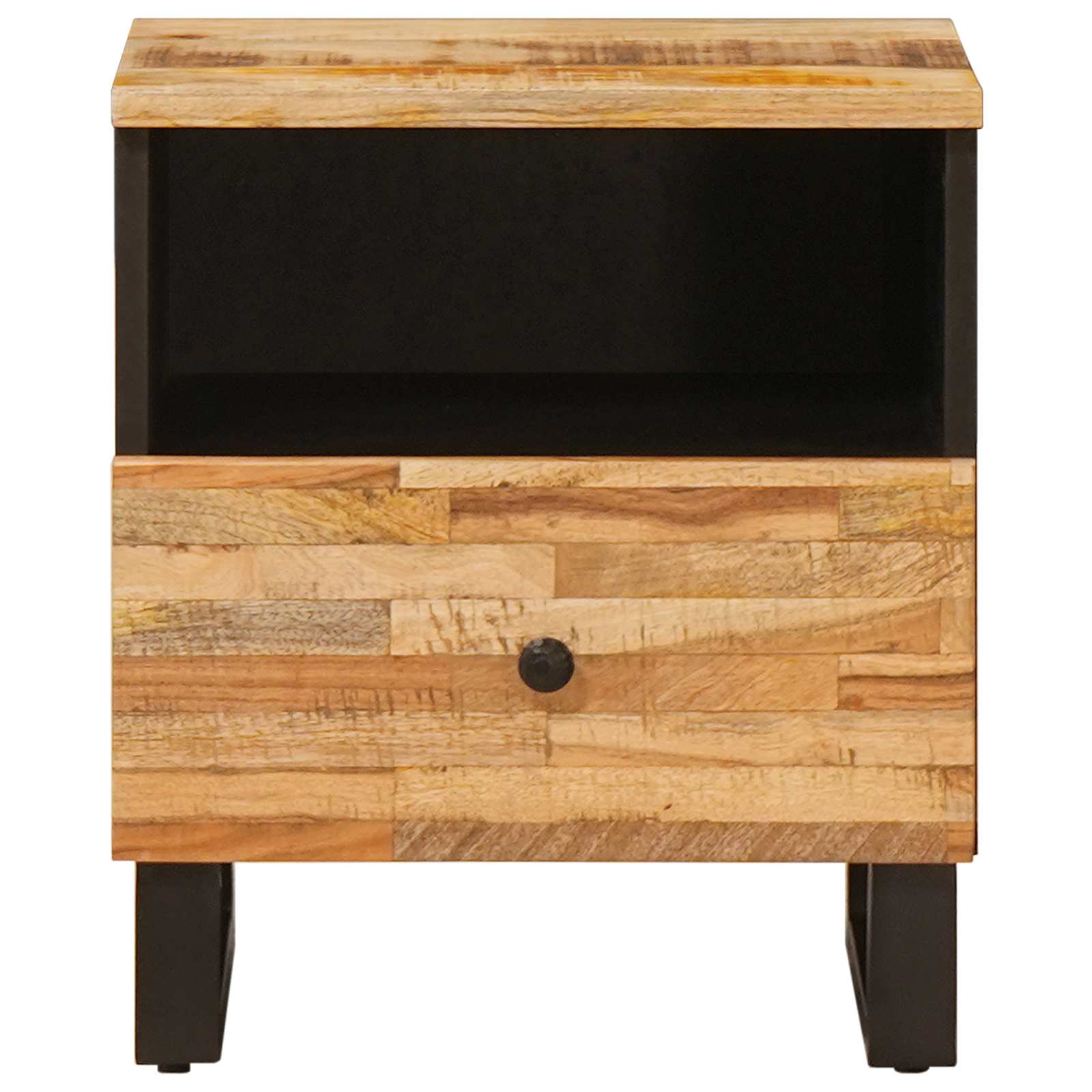 vidaXL Bettkasten Braun 40 x 33 x 46 cm Massivholz Mango