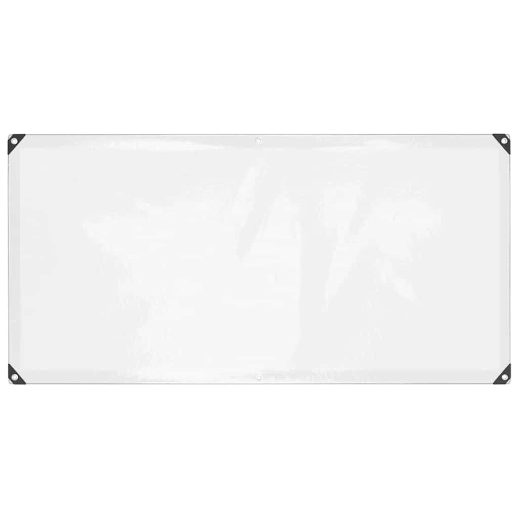 vidaXL Transparente Plane mit Ösen 1x2 m Polyethylen