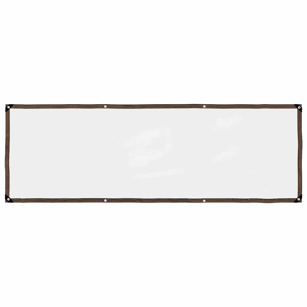 vidaXL Klare Plane mit Ösen 2x2 m Polyethylen