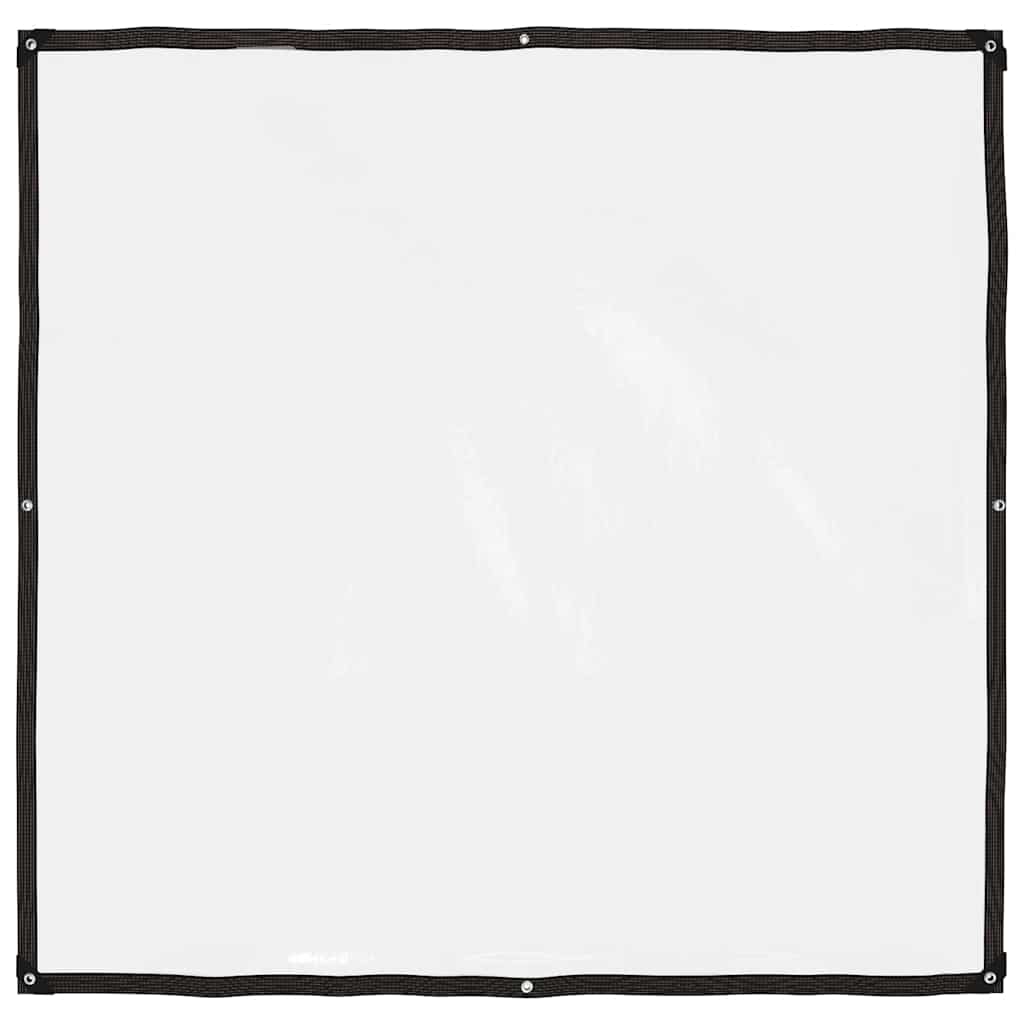 vidaXL Klare Plane mit Ösen 2x2 m Polyethylen