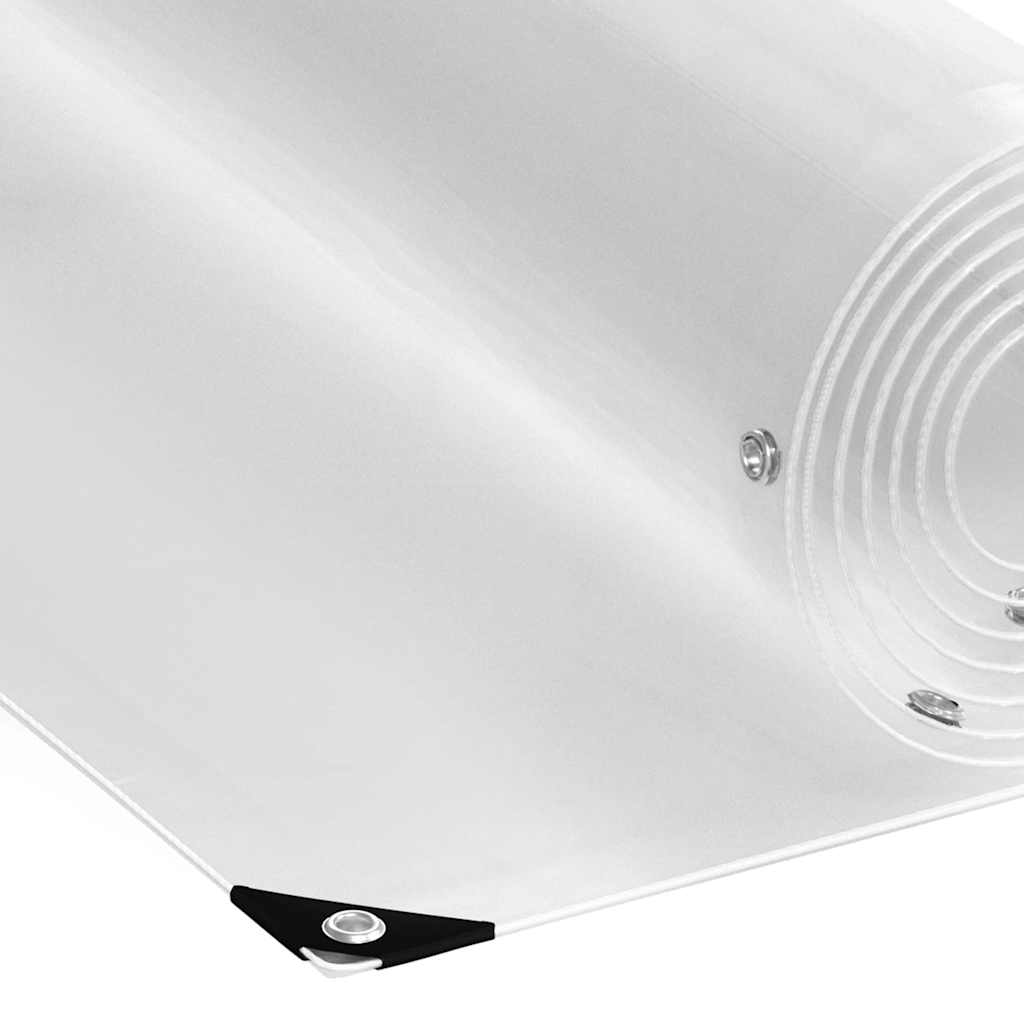 vidaXL Transparente Plane mit Ösen 1x3 m PVC