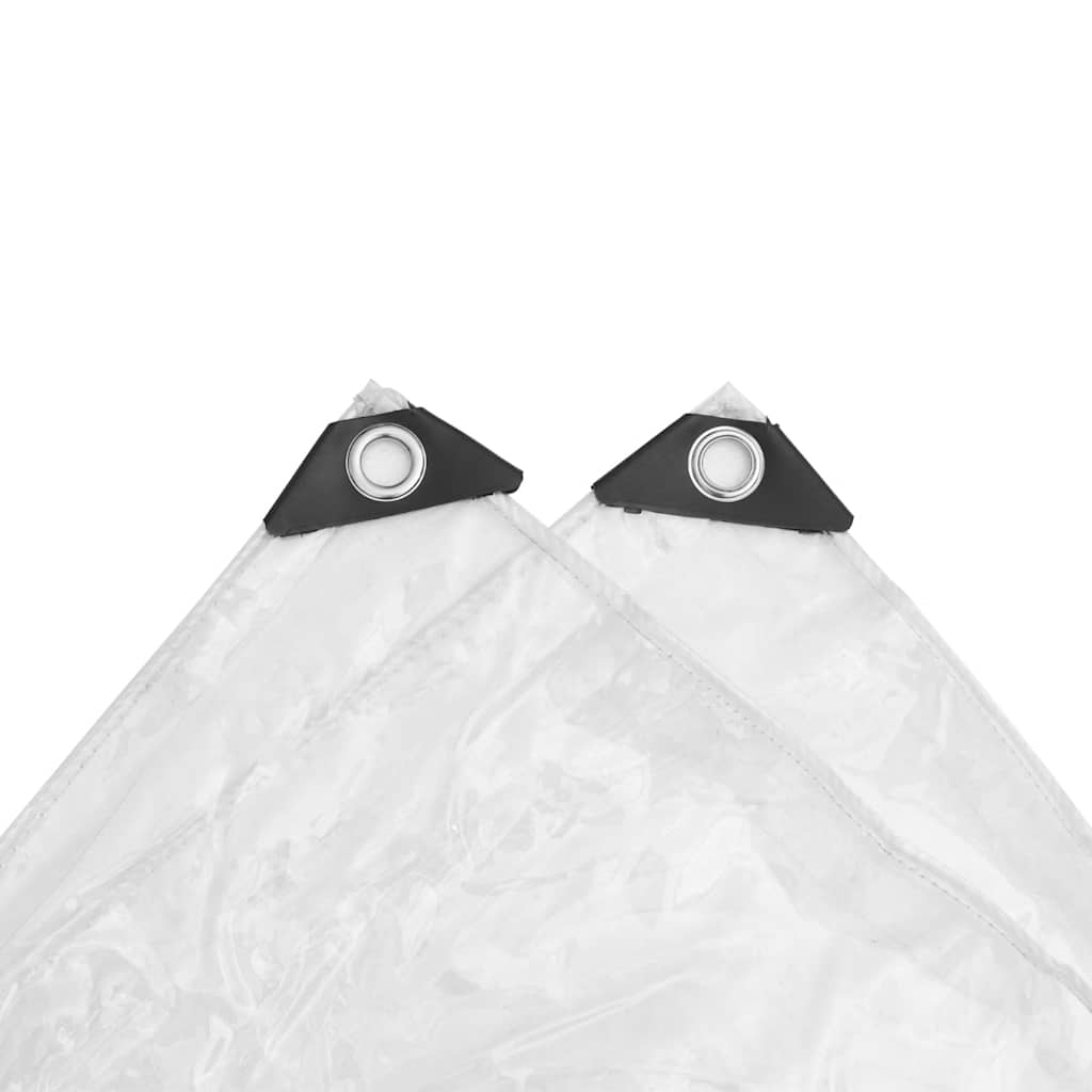 vidaXL Transparente Plane mit Ösen 1x3 m PVC