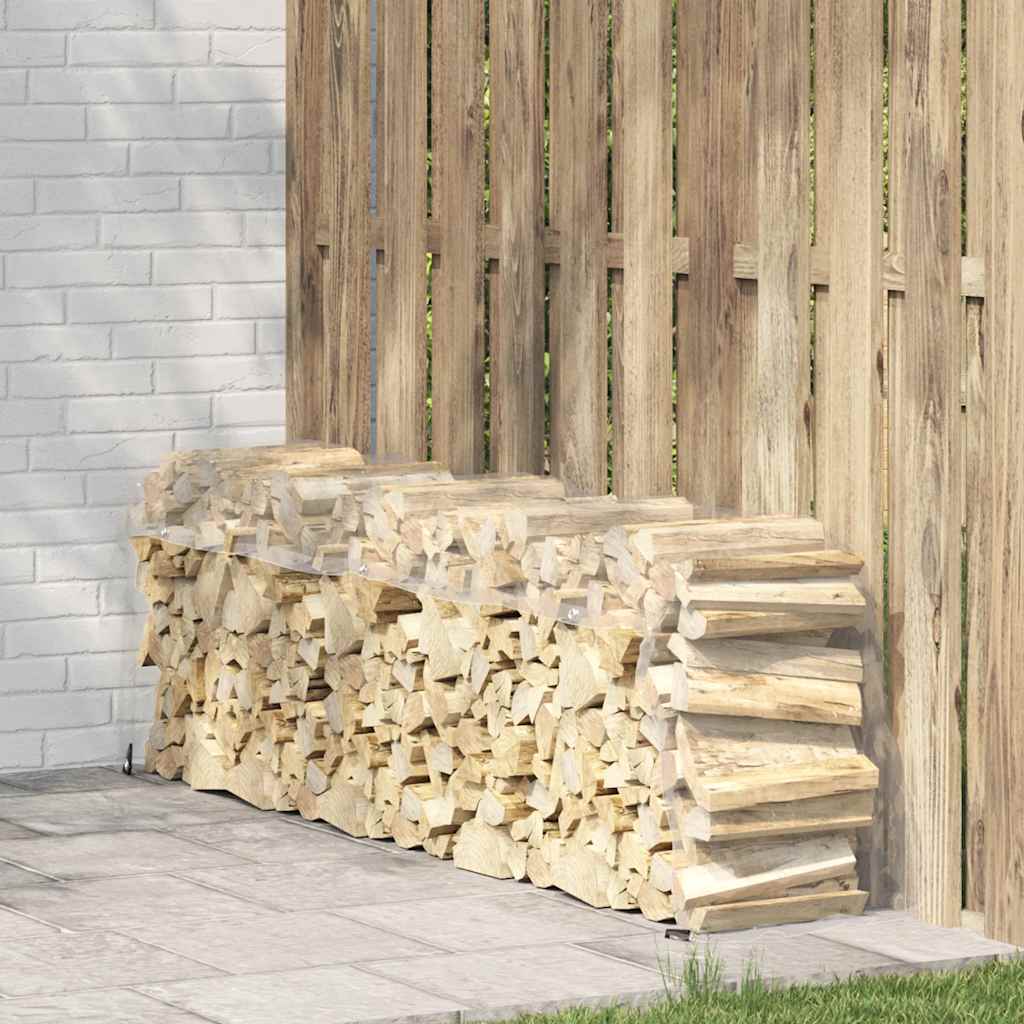 vidaXL Transparente Plane mit Ösen 1x3 m PVC