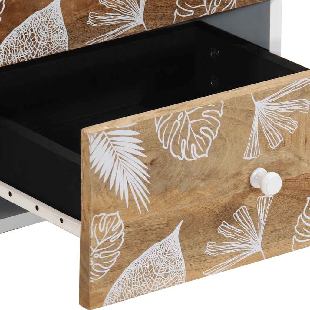 vidaXL Nachttisch 40x33,5x46 cm Massivholz Mango