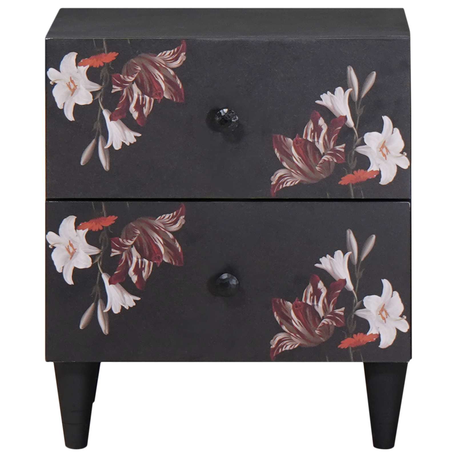 vidaXL Nachttisch Braun 40 x 33,5 x 46 cm Massivholz Mango