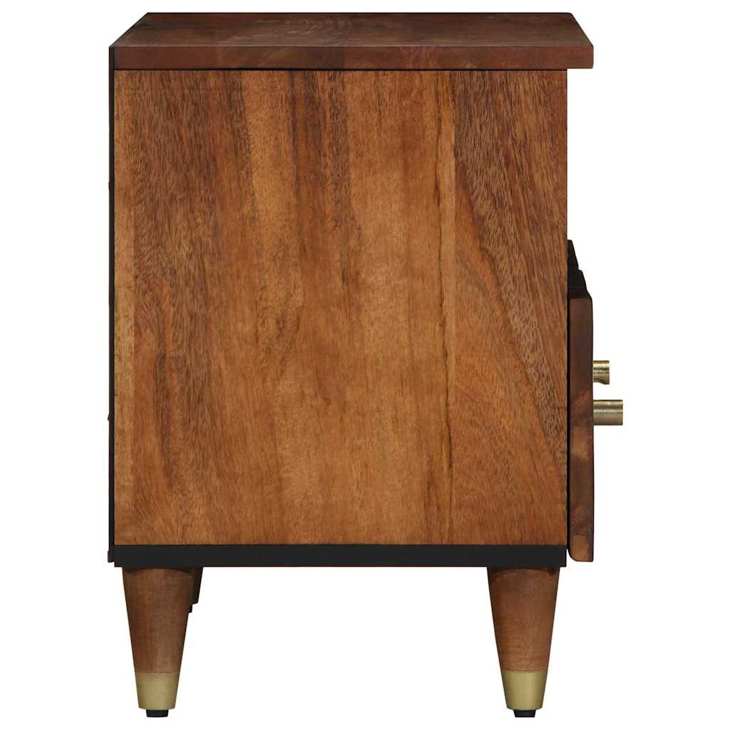 vidaXL TV-Schränk Honigbraun 70 x 33 x 46 cm Massivholz Mango