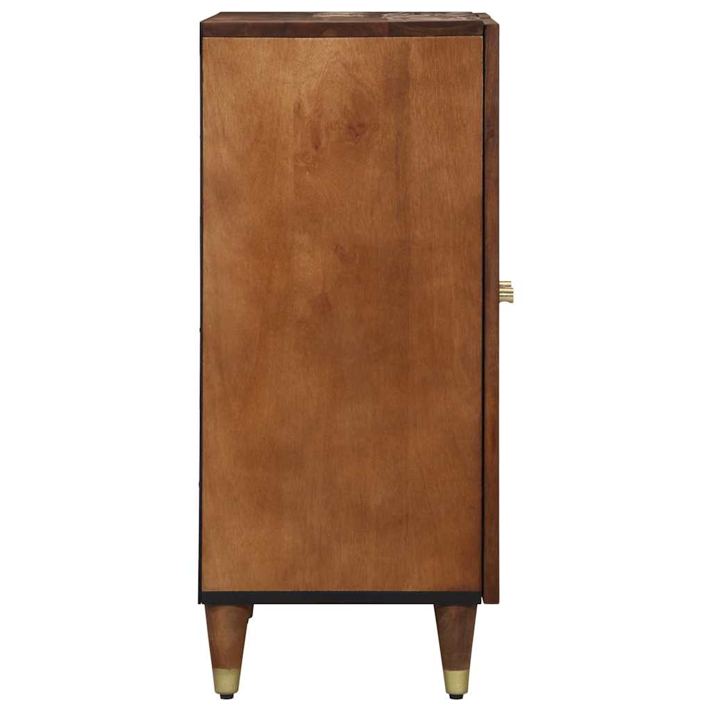 vidaXL Sideboard Braun 60 x 33 x 75 cm Massivholz Mango
