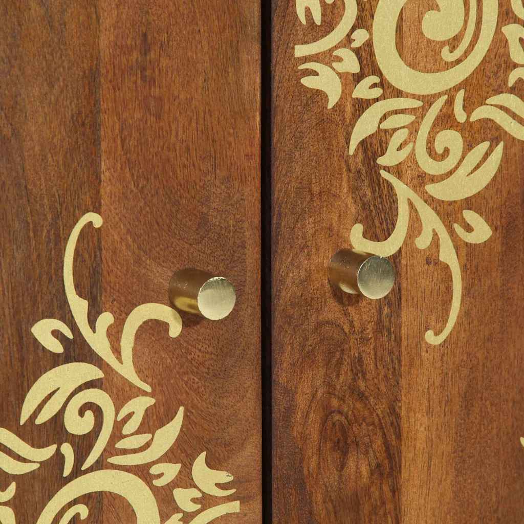 vidaXL Sideboard Braun 60 x 33 x 75 cm Massivholz Mango