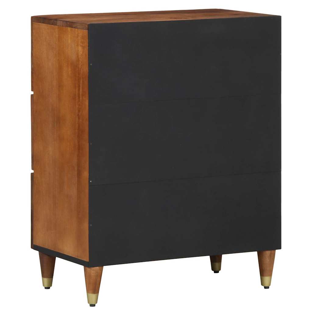 vidaXL Sideboard Braun 60 x 33 x 75 cm Massivholz Mango
