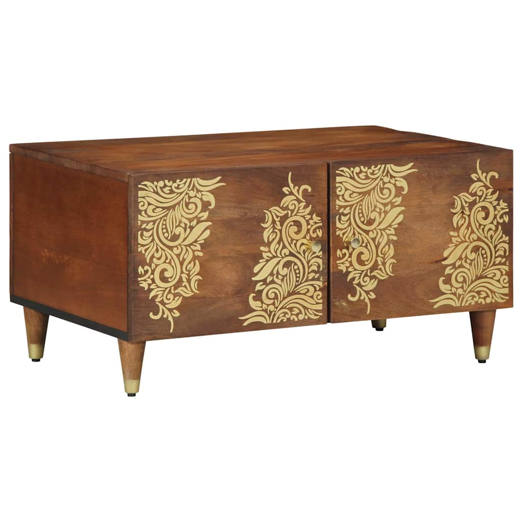 vidaXL Couchtisch Honigbraun 80 x 50 x 40 cm Massivholz Mango