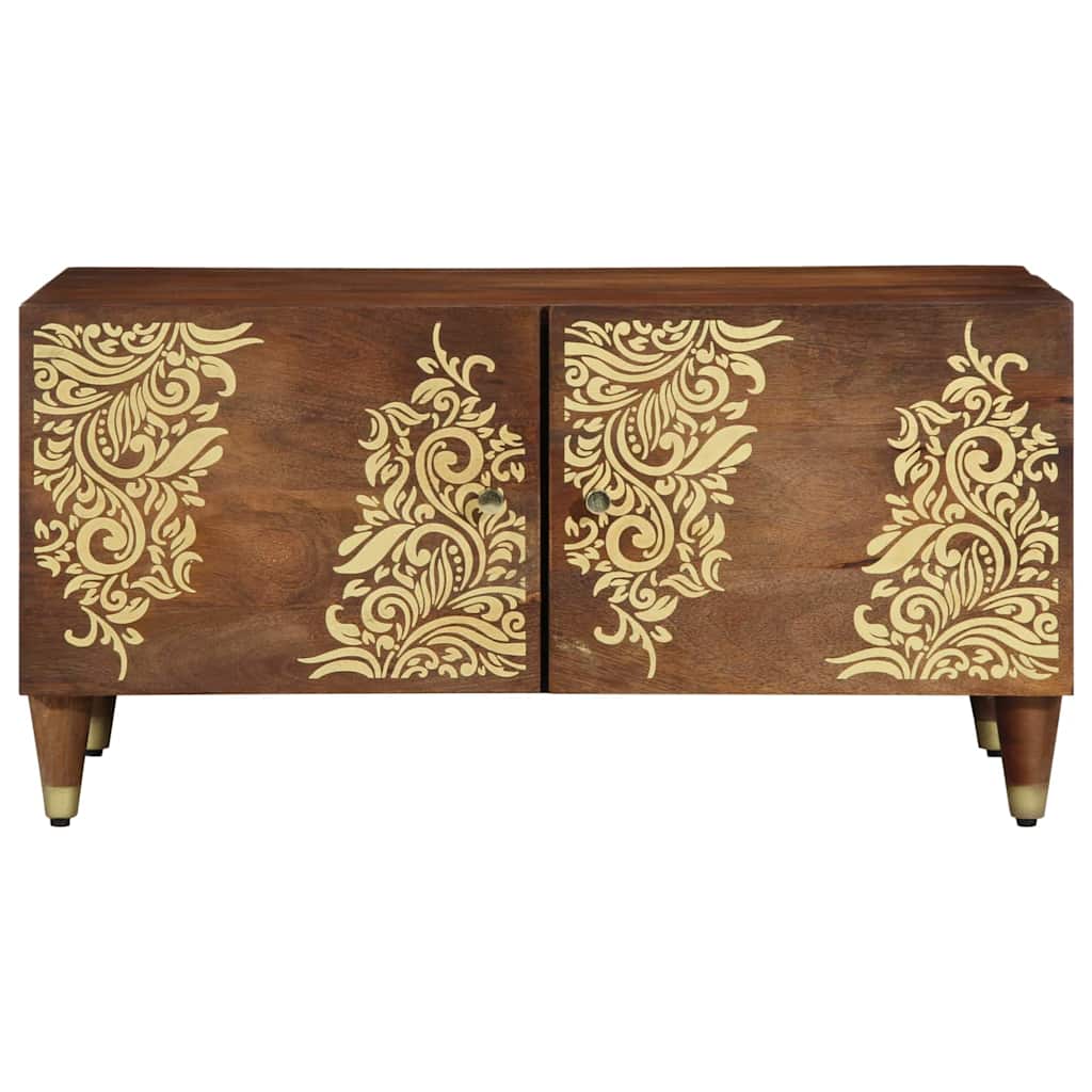 vidaXL Couchtisch Honigbraun 80 x 50 x 40 cm Massivholz Mango