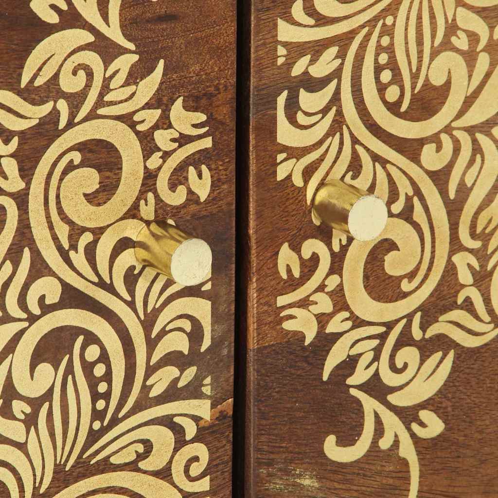 vidaXL Couchtisch Honigbraun 80 x 50 x 40 cm Massivholz Mango