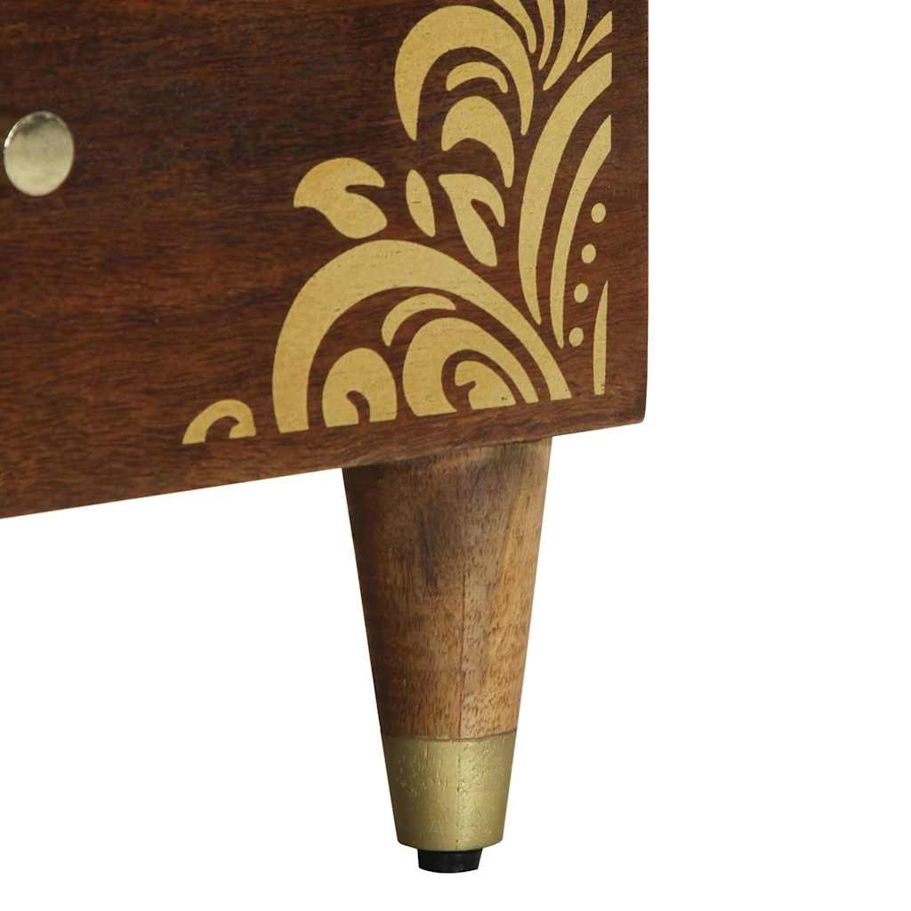 vidaXL Nachttisch Honigbraun 40 x 33 x 46 cm Massivholz Mango