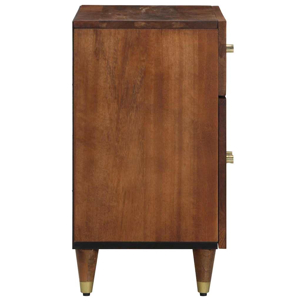 vidaXL Bedside Cabinet with Door Honigbraun 50 x 33 x 60 cm